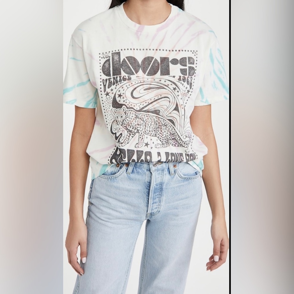 Daydreamer The Doors Venice 1968 Tie-Dye Graphic Tee Women’s Size L